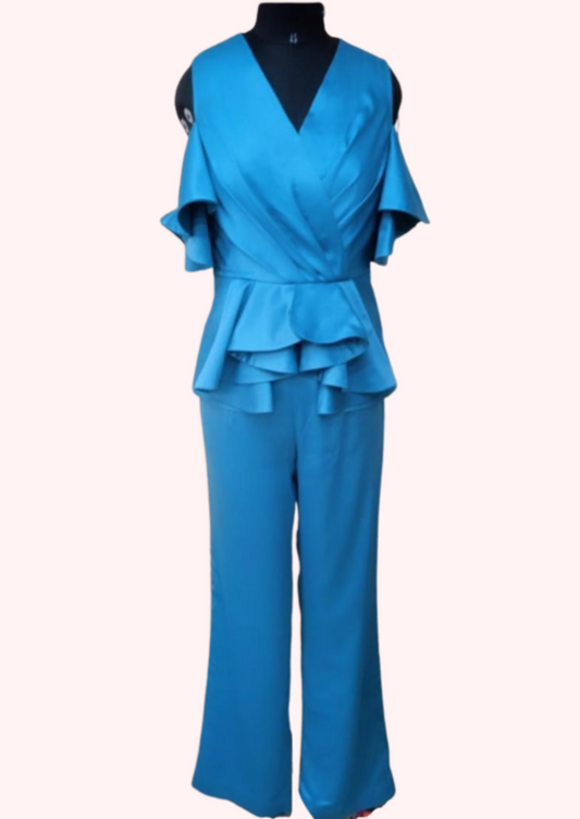 Layered Top and Pant Co-ord Set