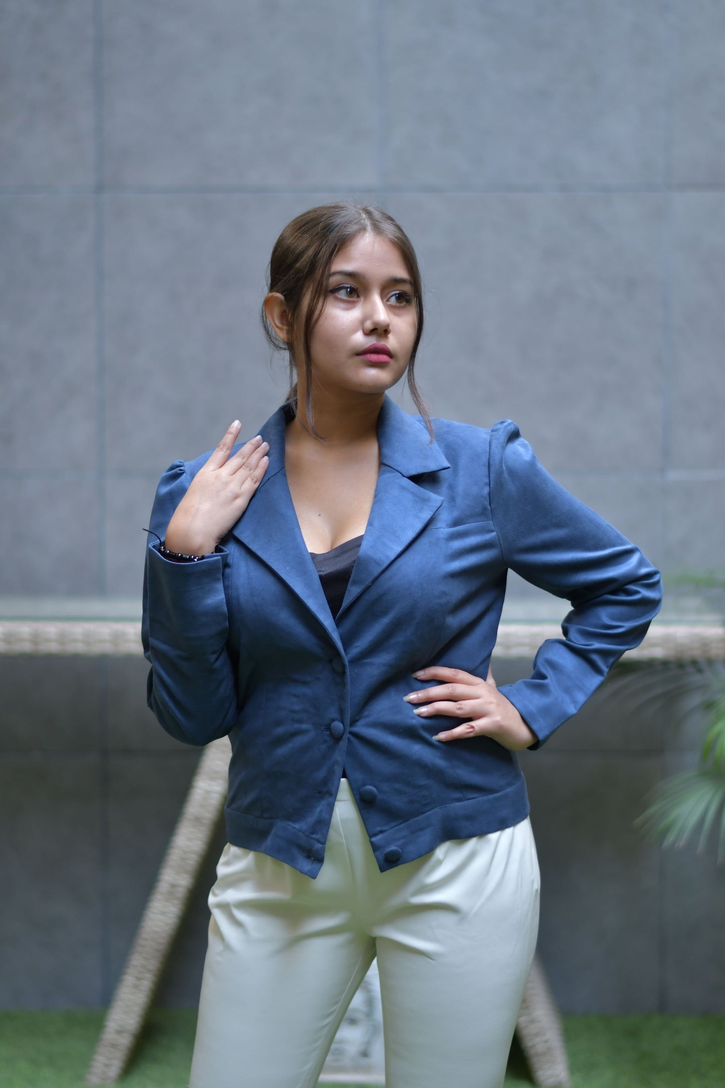 Blue Suede Jacket