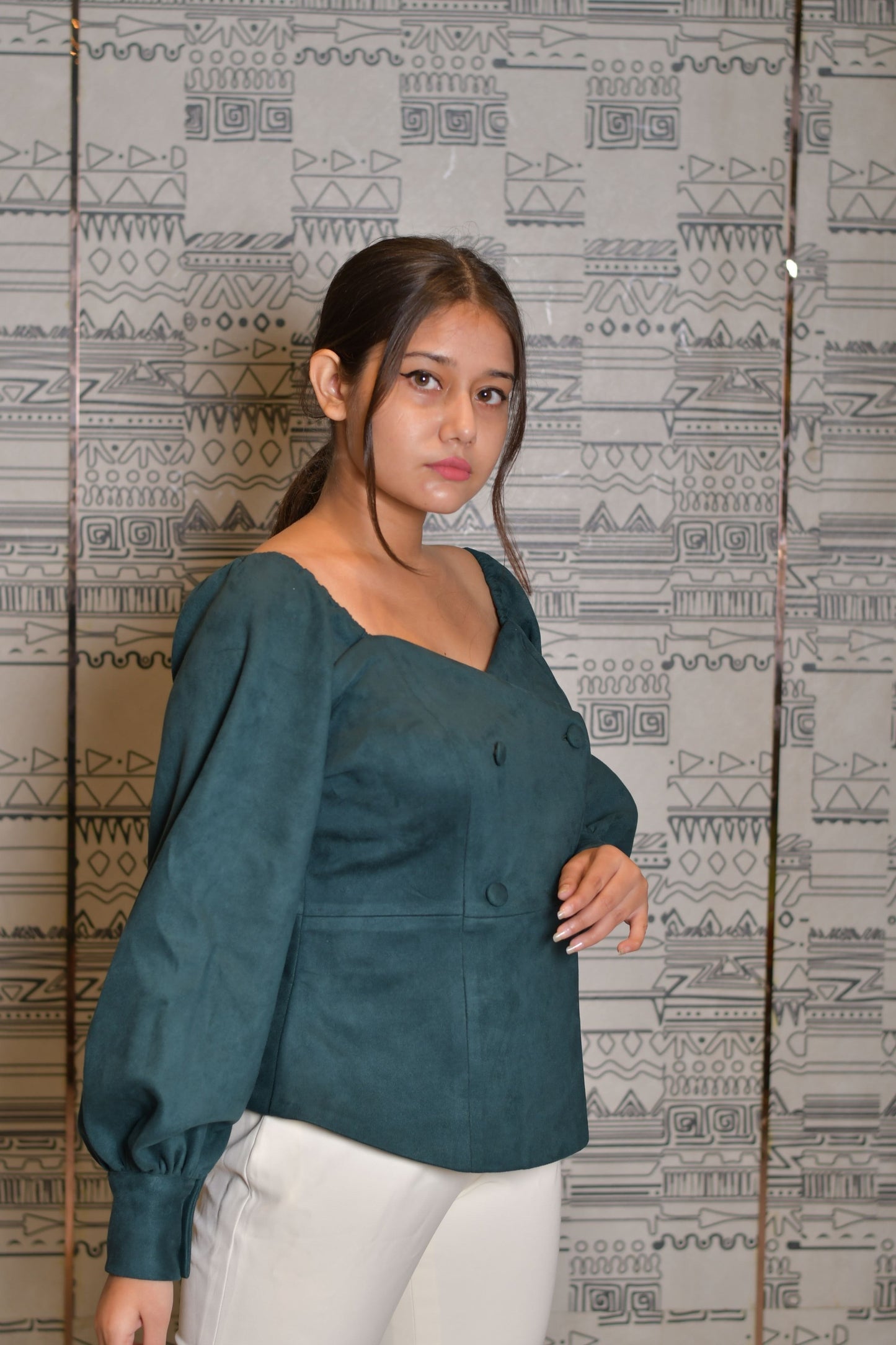Suede Green Jacket