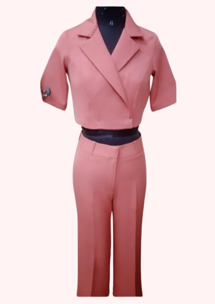 Pastel Peach Co-ord Set
