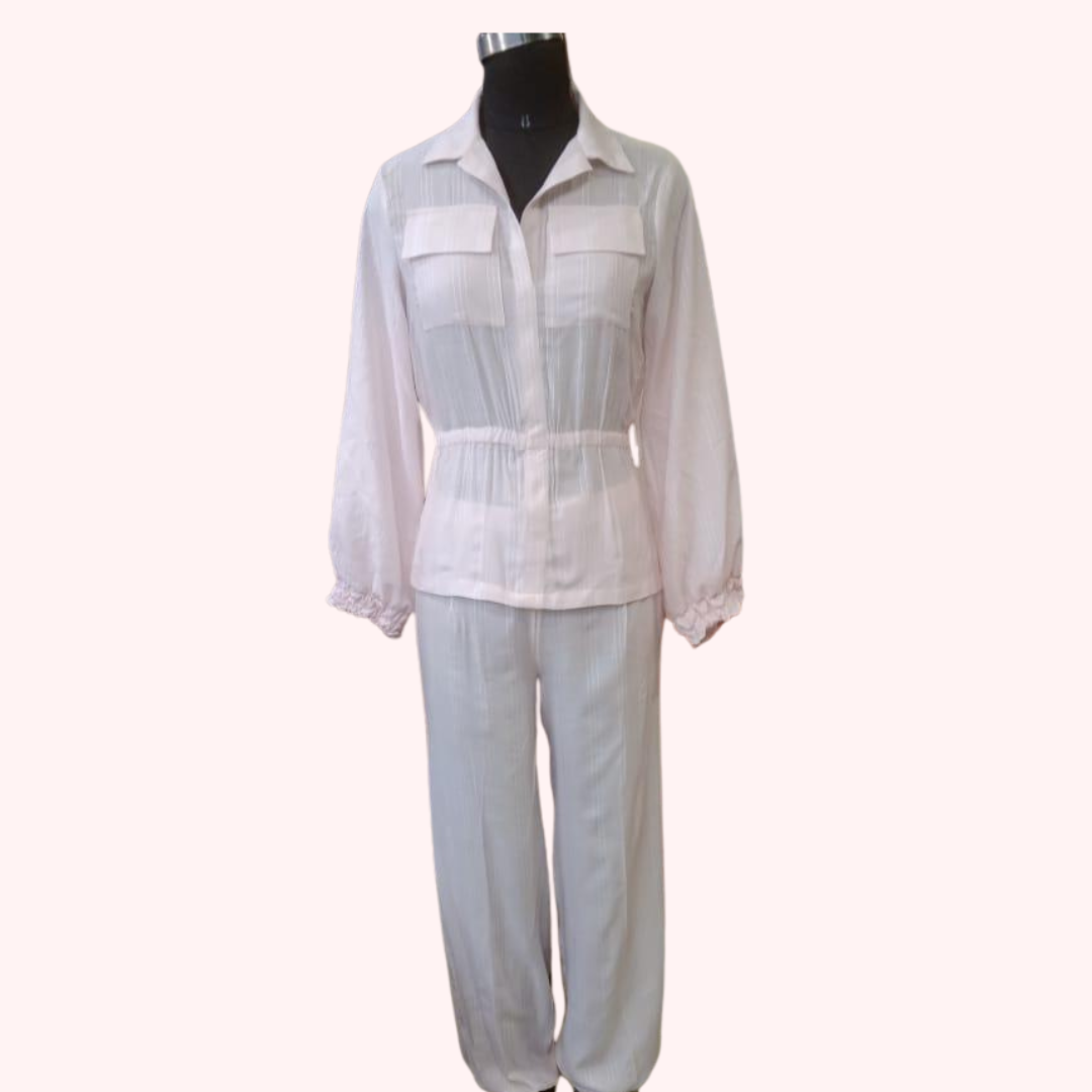 Cotton Shirt Co-ord Set