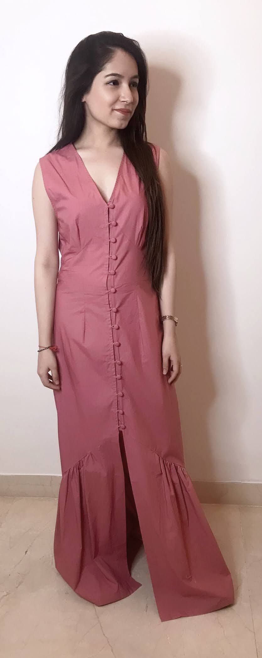 Dark Pink Maxi Dress