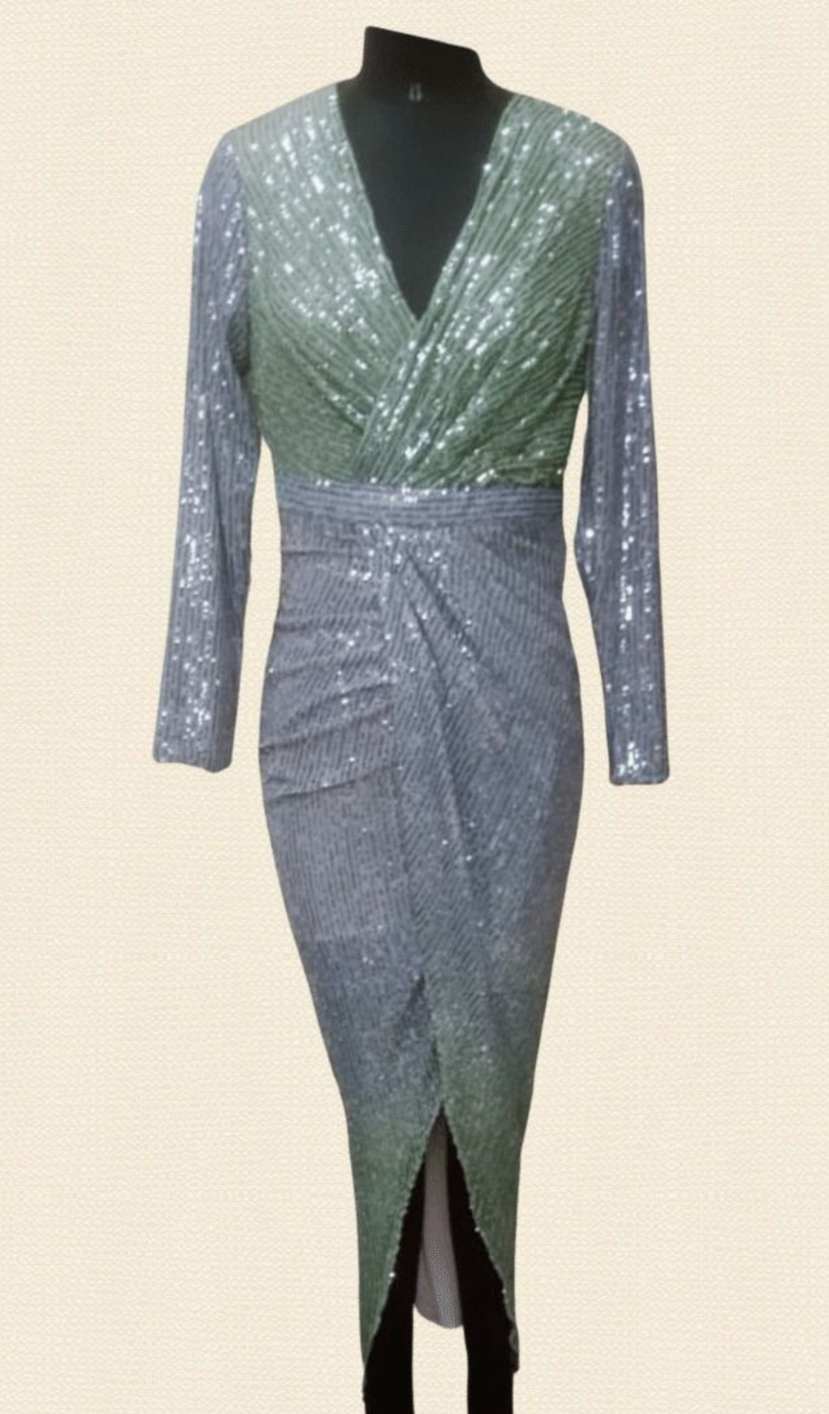 Two Tone Sequin Dress