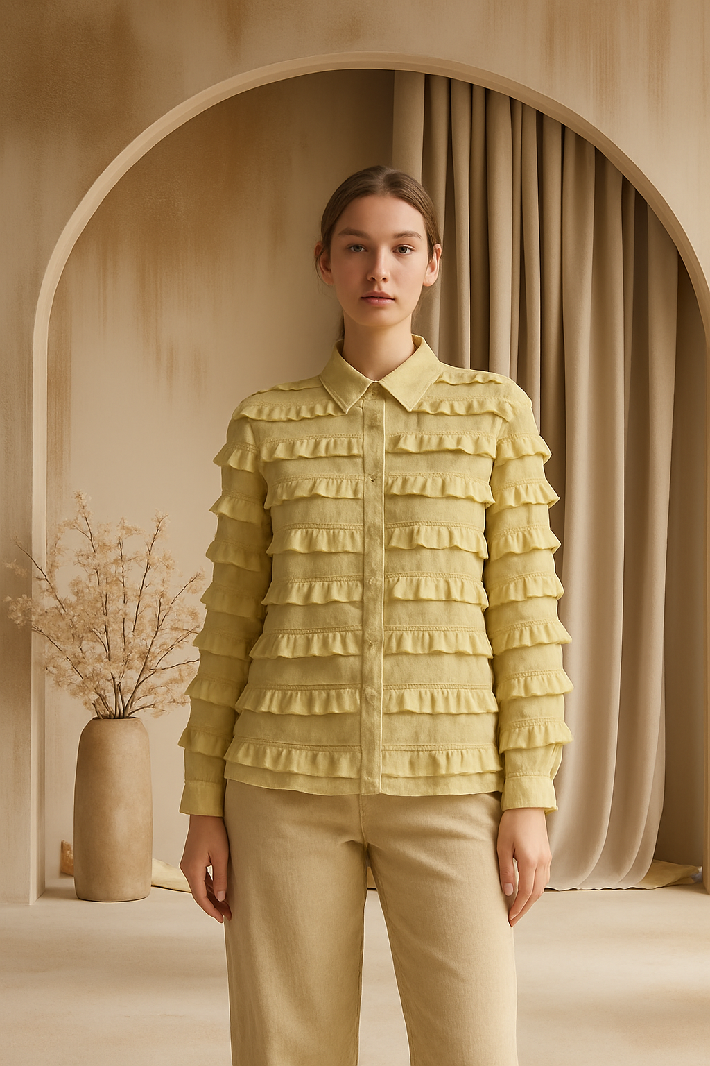 Frills Georgette Top