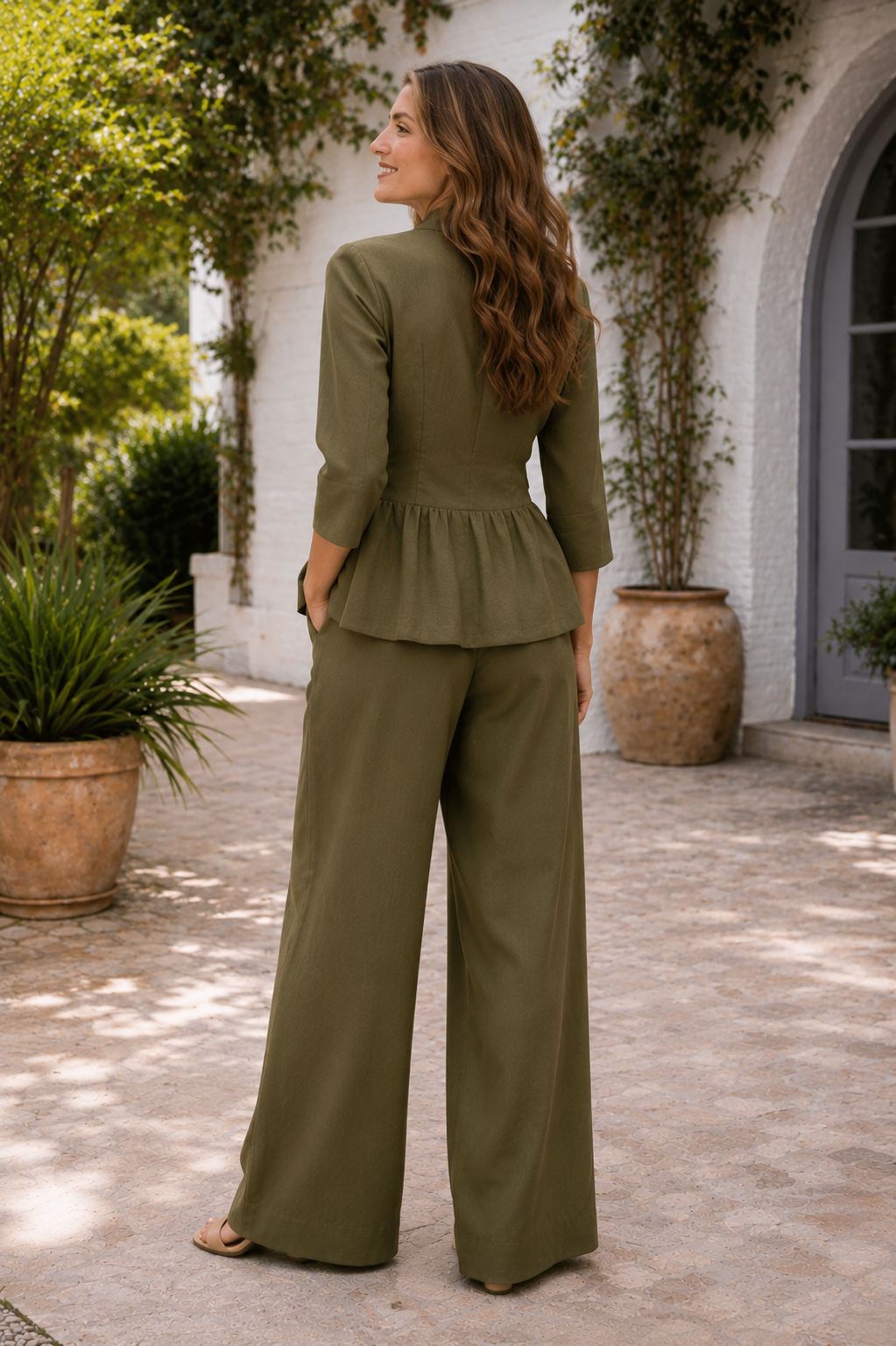Olive Muse Co-ord Set