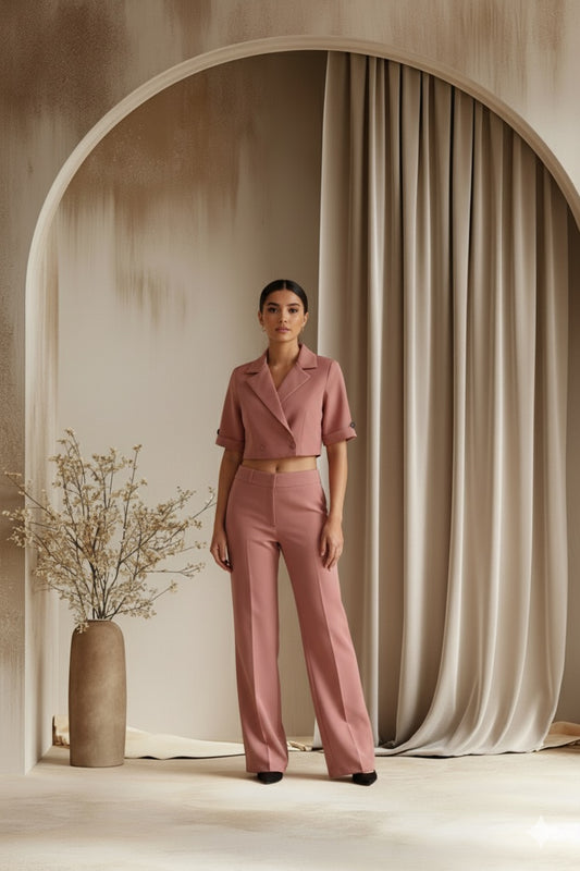 Pastel Peach Co-ord Set