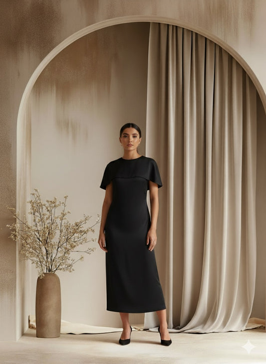Black Straight Fit Dress