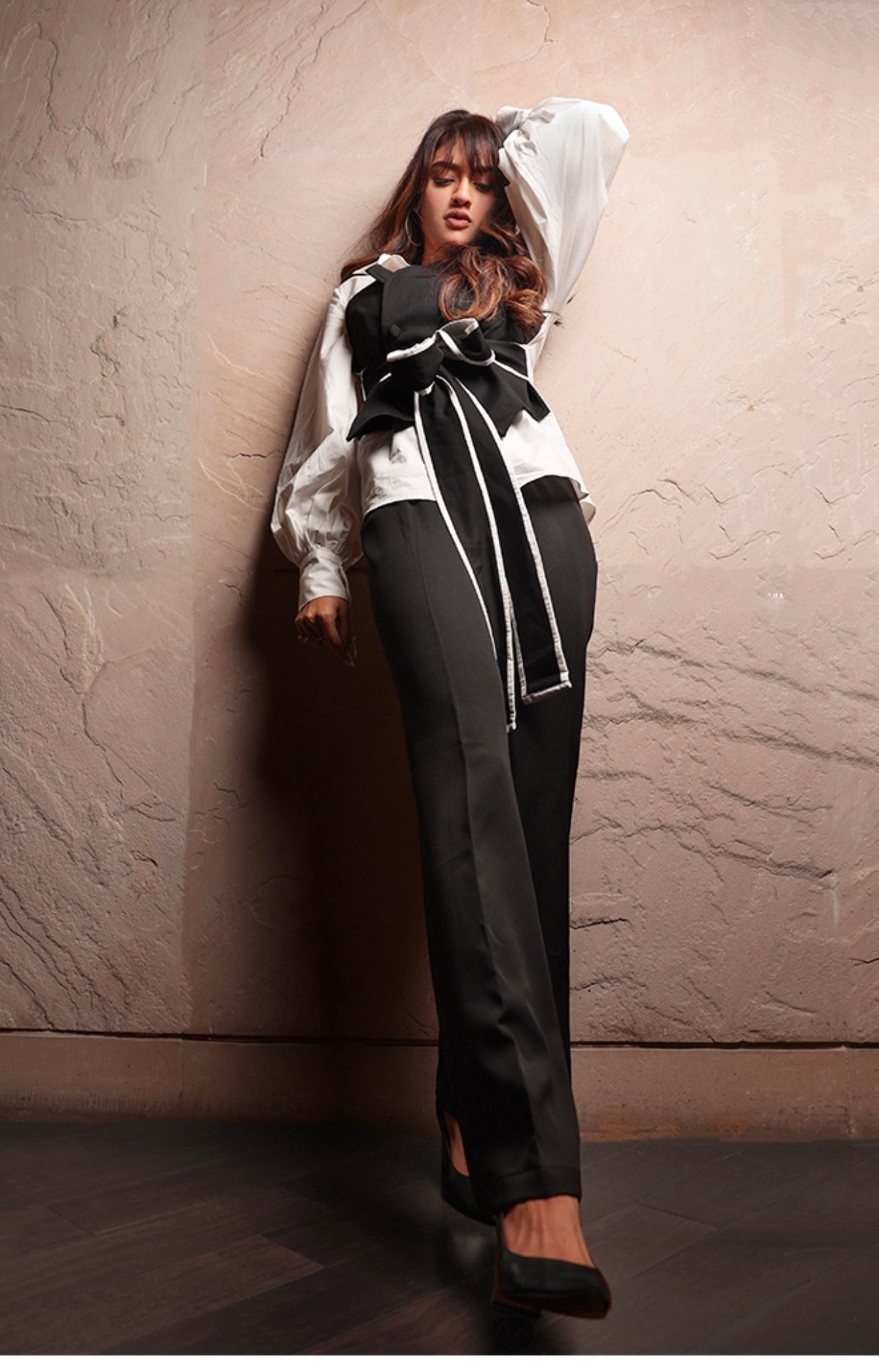 Black & White Corset Coord Set