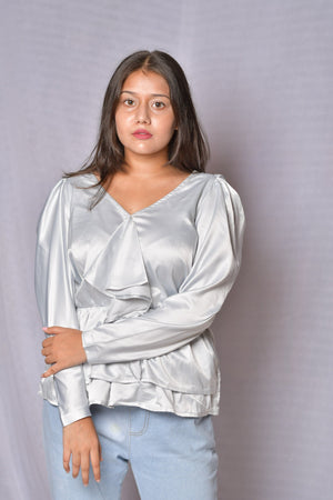 Silver Grey Top