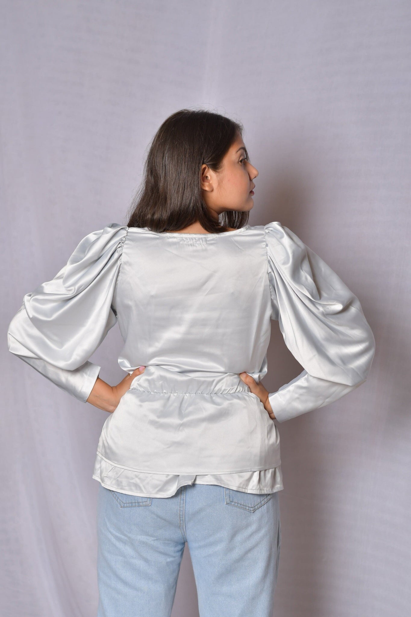 Silver Grey Top