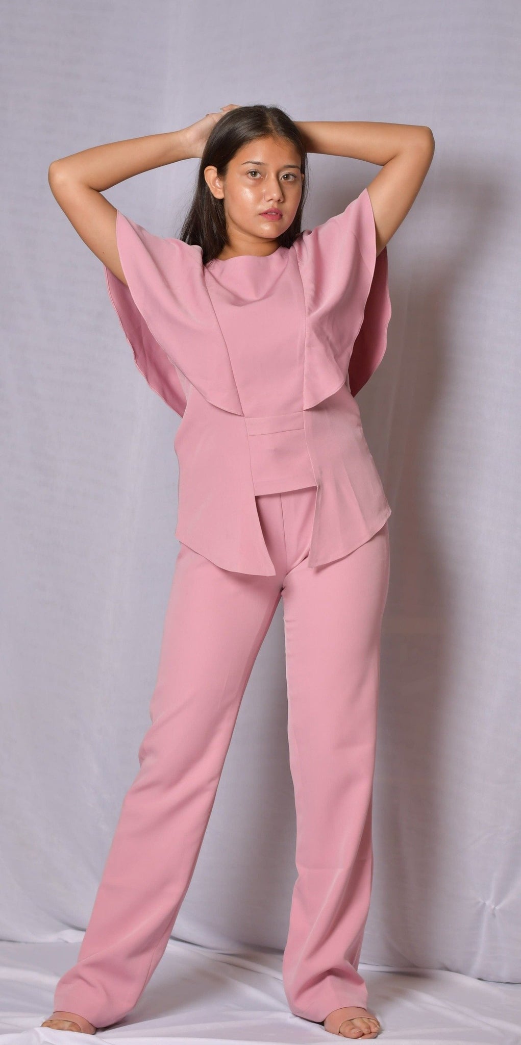 Pink Flaps Coord Set