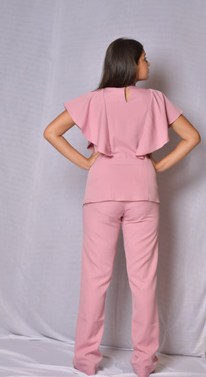 Pink Flaps Coord Set