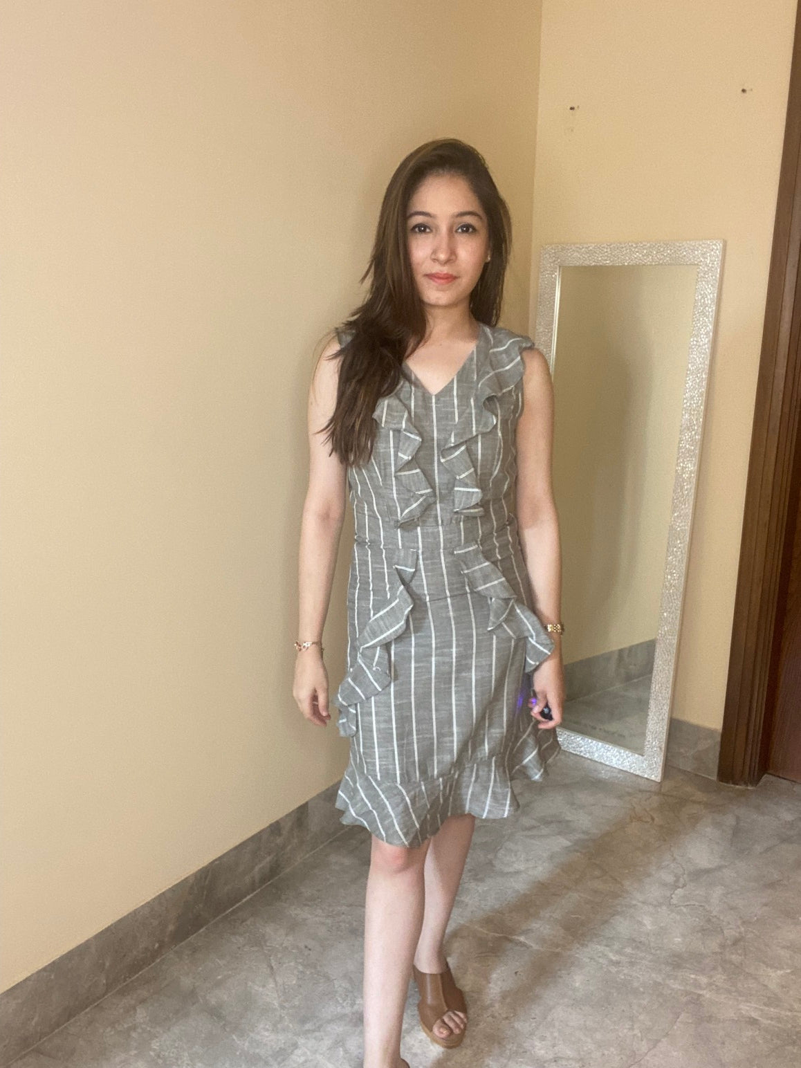Grey Lines Dress