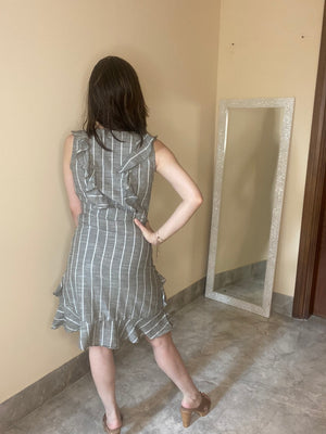 Grey Lines Dress