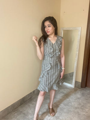 Grey Lines Dress
