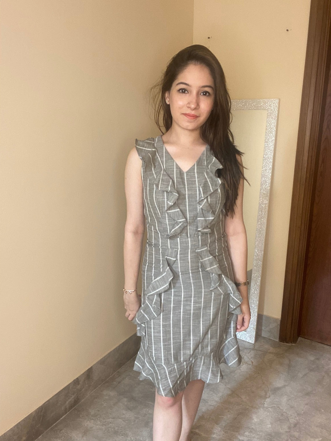 Grey Lines Dress