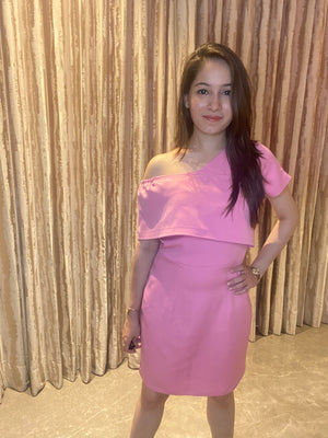 Pink Side Ways Dress