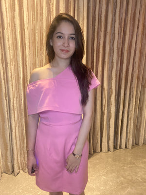 Pink Side Ways Dress