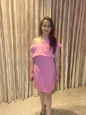 Pink Side Ways Dress