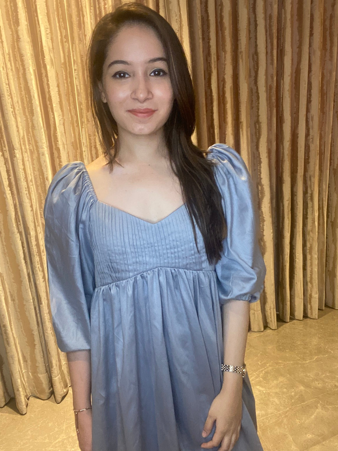Grey Flared Dress