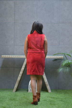 Red Velvet Dress