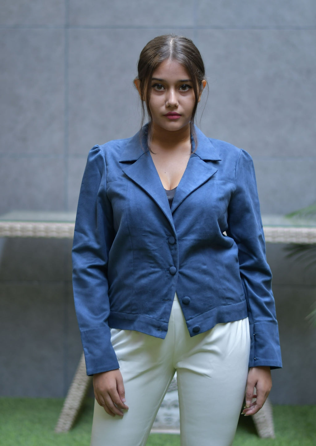 Blue Suede Jacket