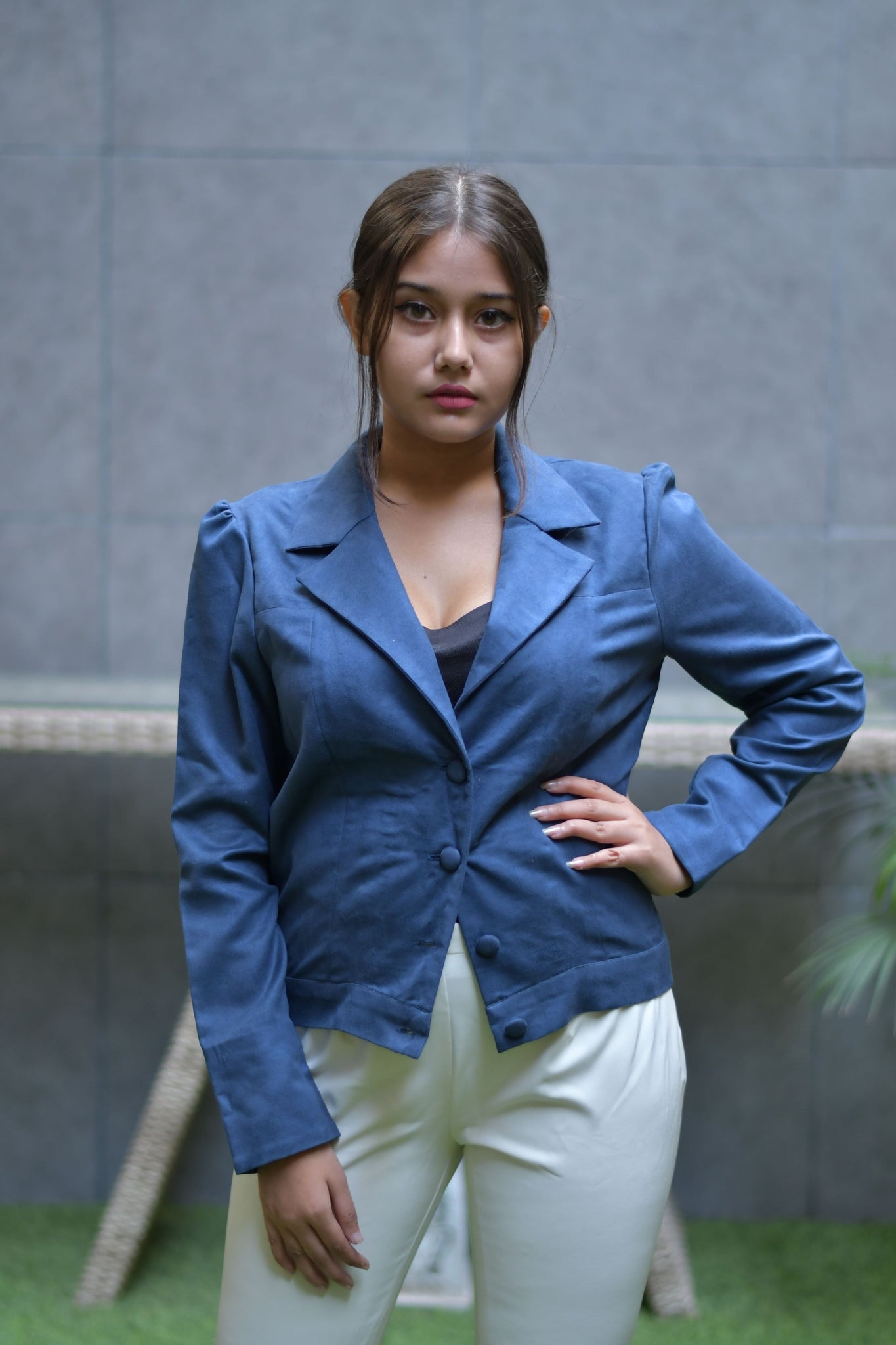 Blue Suede Jacket