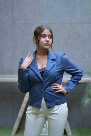 Blue Suede Jacket
