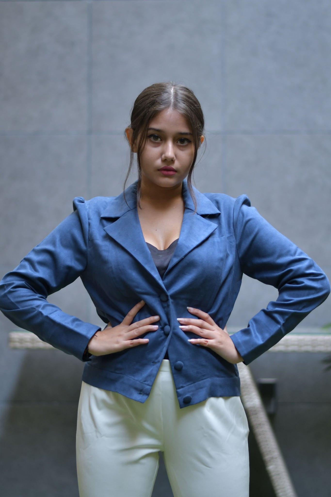 Blue Suede Jacket
