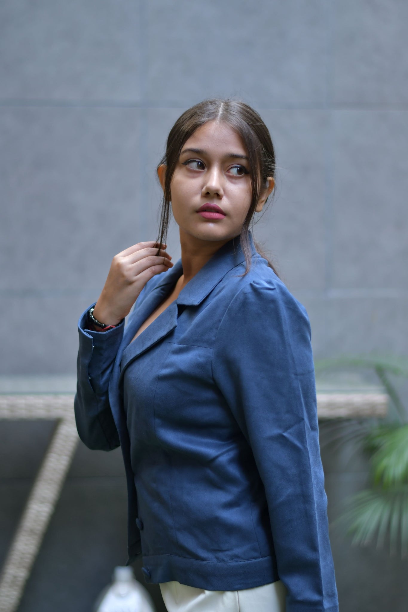 Blue Suede Jacket