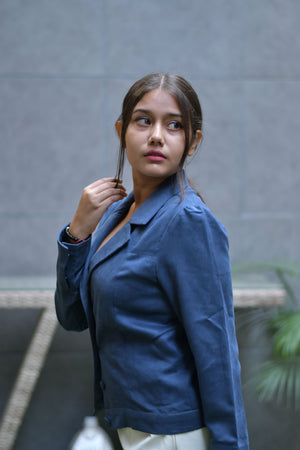Blue Suede Jacket