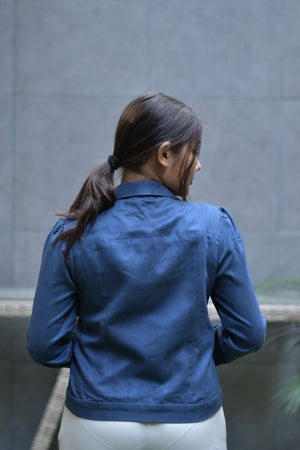 Blue Suede Jacket