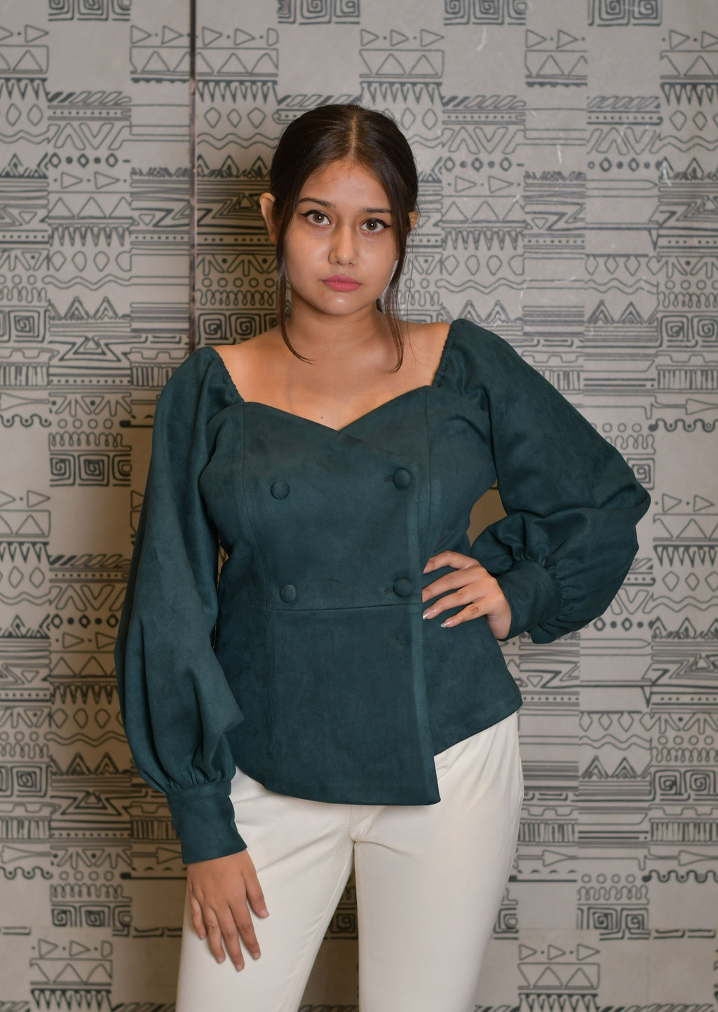 Suede Green Jacket