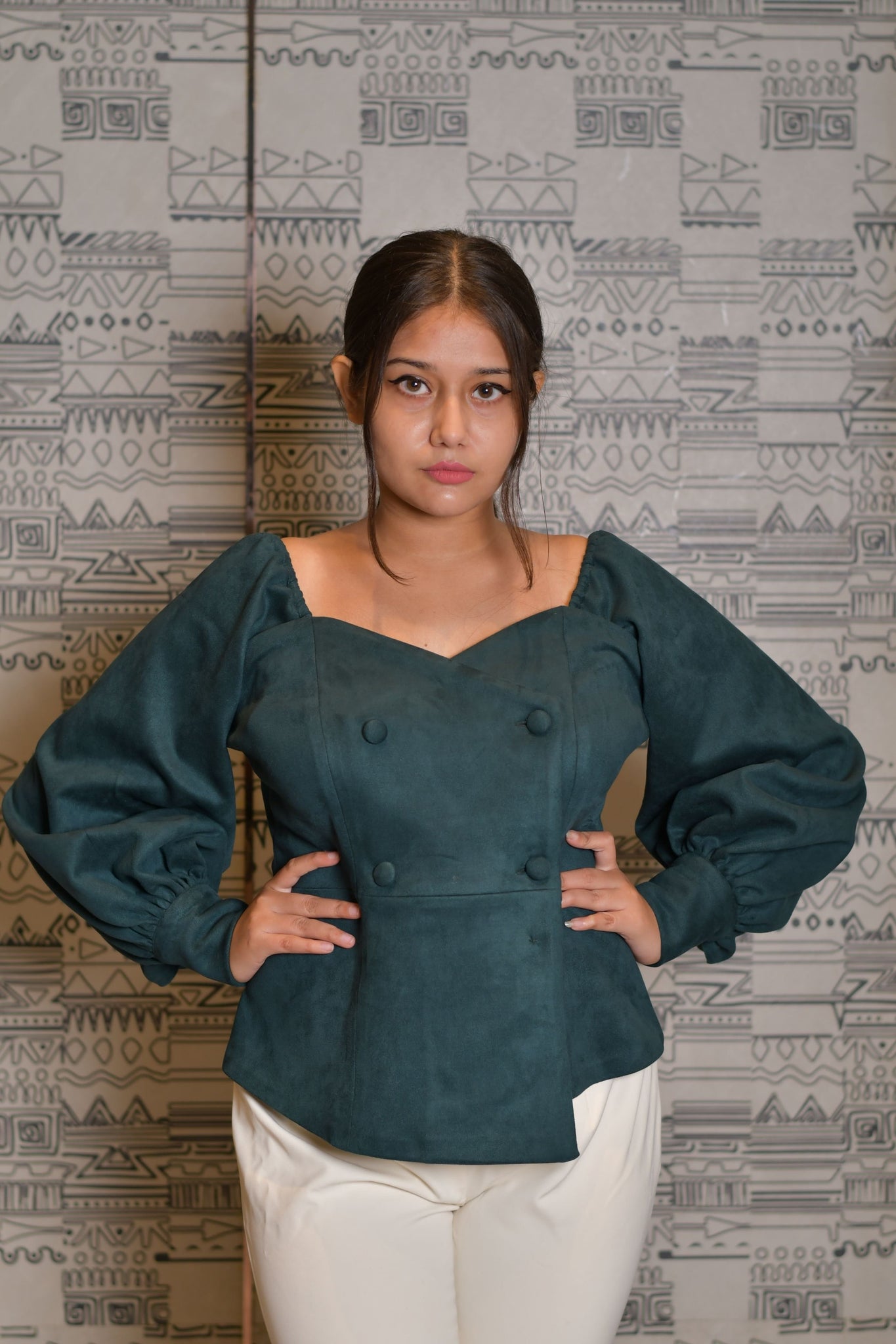 Suede Green Jacket
