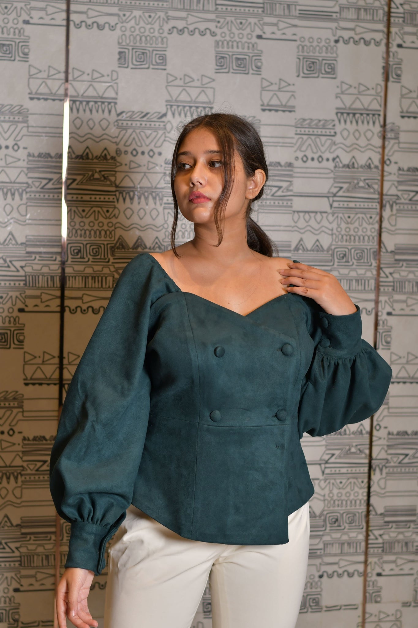 Suede Green Jacket