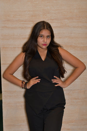 Black Flared Jumpsuit