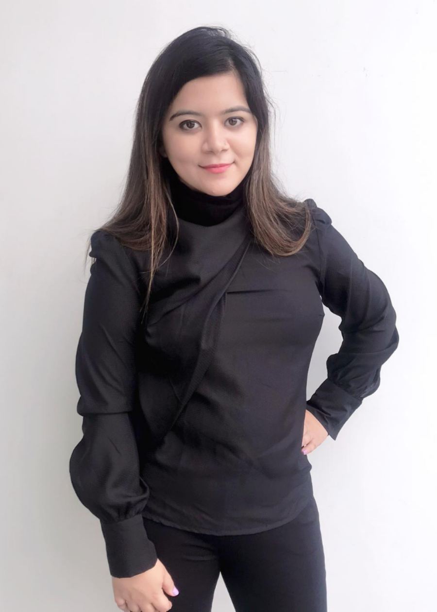 Black Draped Top