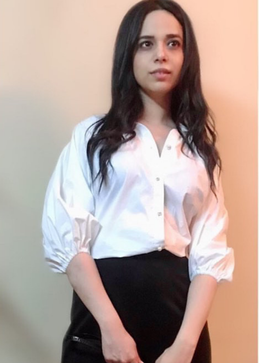 White Balloon Sleeves Shirt