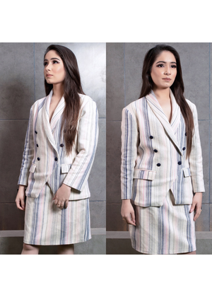 Blazer Skirt Coord Set