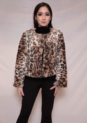 Leopard Fur Jacket