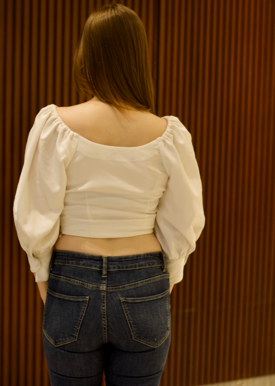 White Crop Top