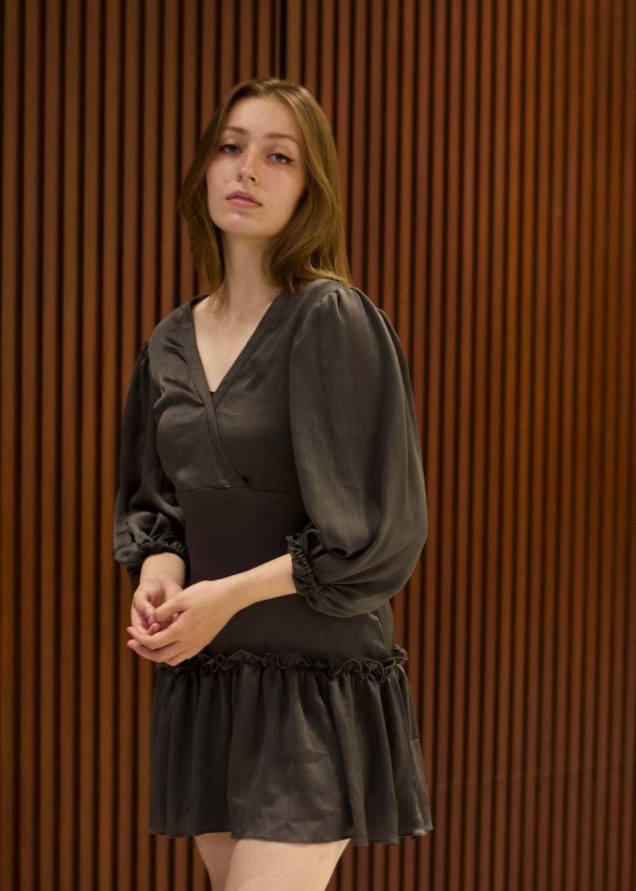 Grey Short Dress