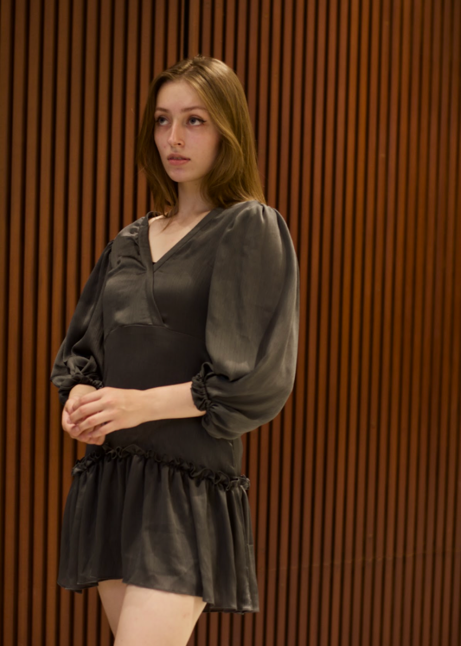 Grey Short Dress