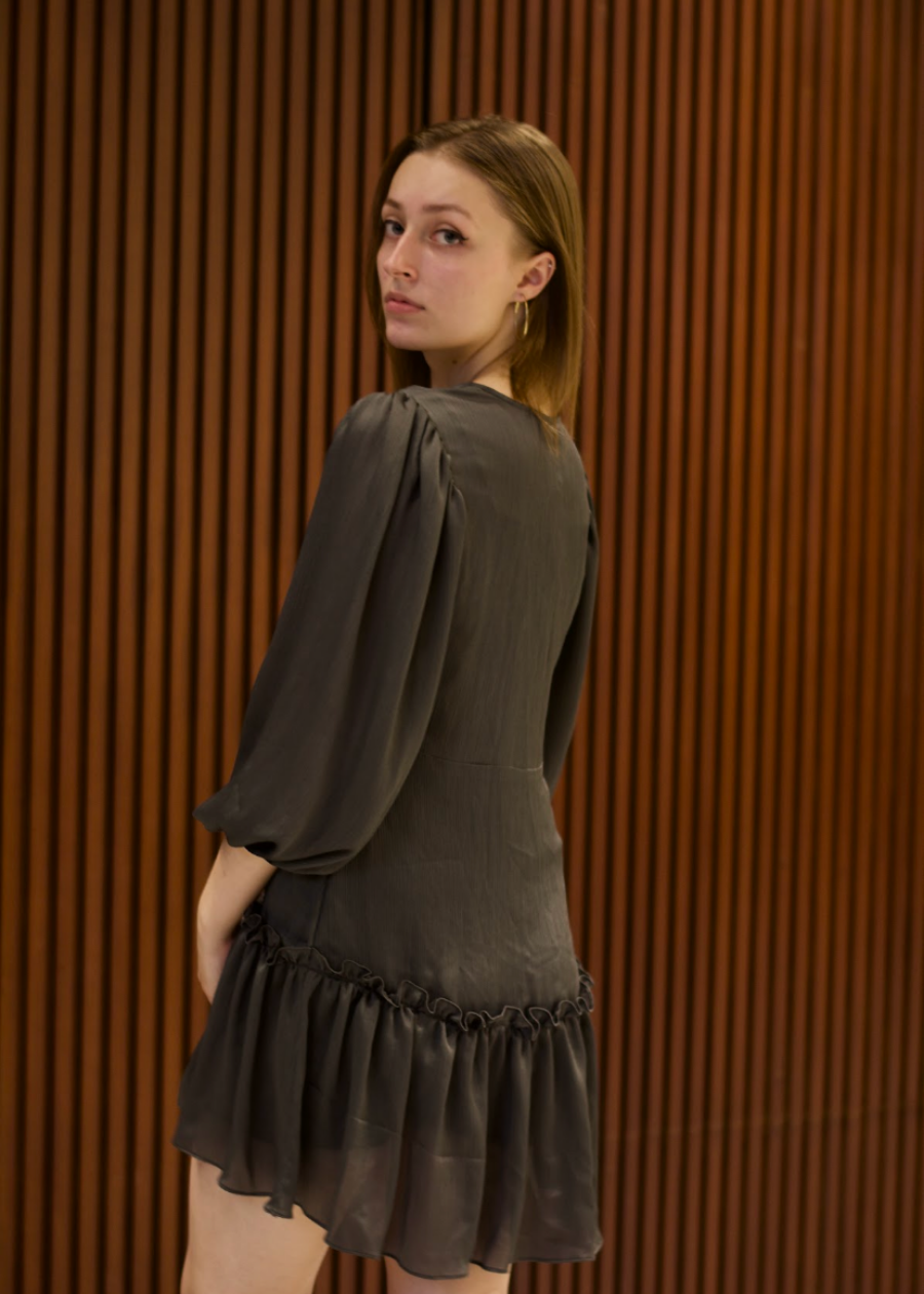 Grey Short Dress