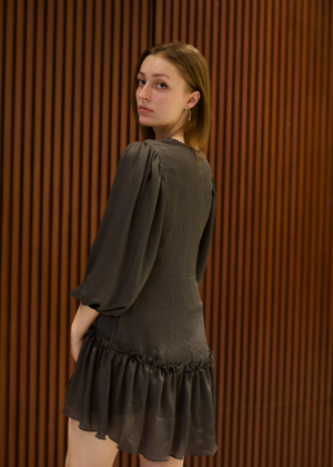 Grey Short Dress