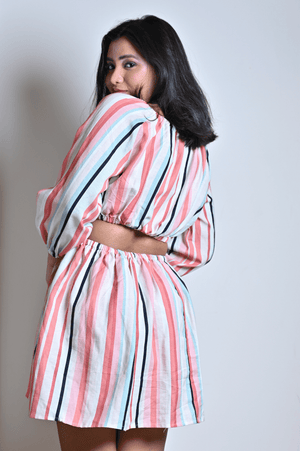 Multi Color Lines Dress
