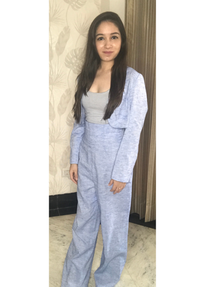 Cotton Blue Coord Set
