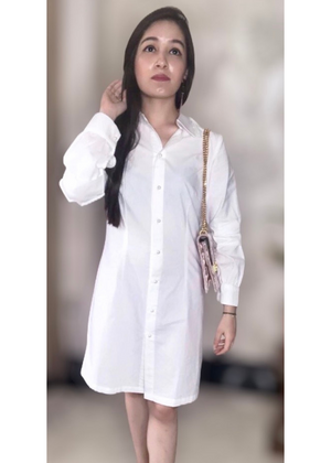 White Shirt Dress