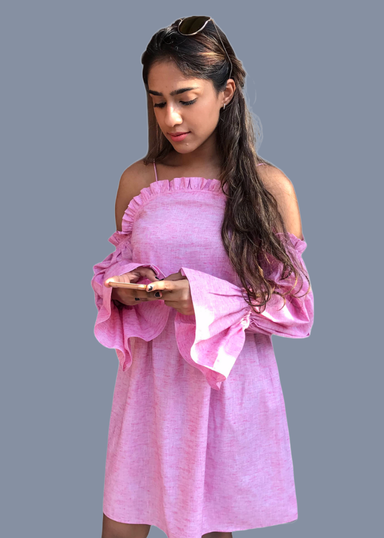 Pink Frill Dress