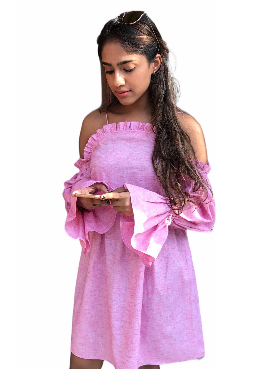 Pink Frill Dress